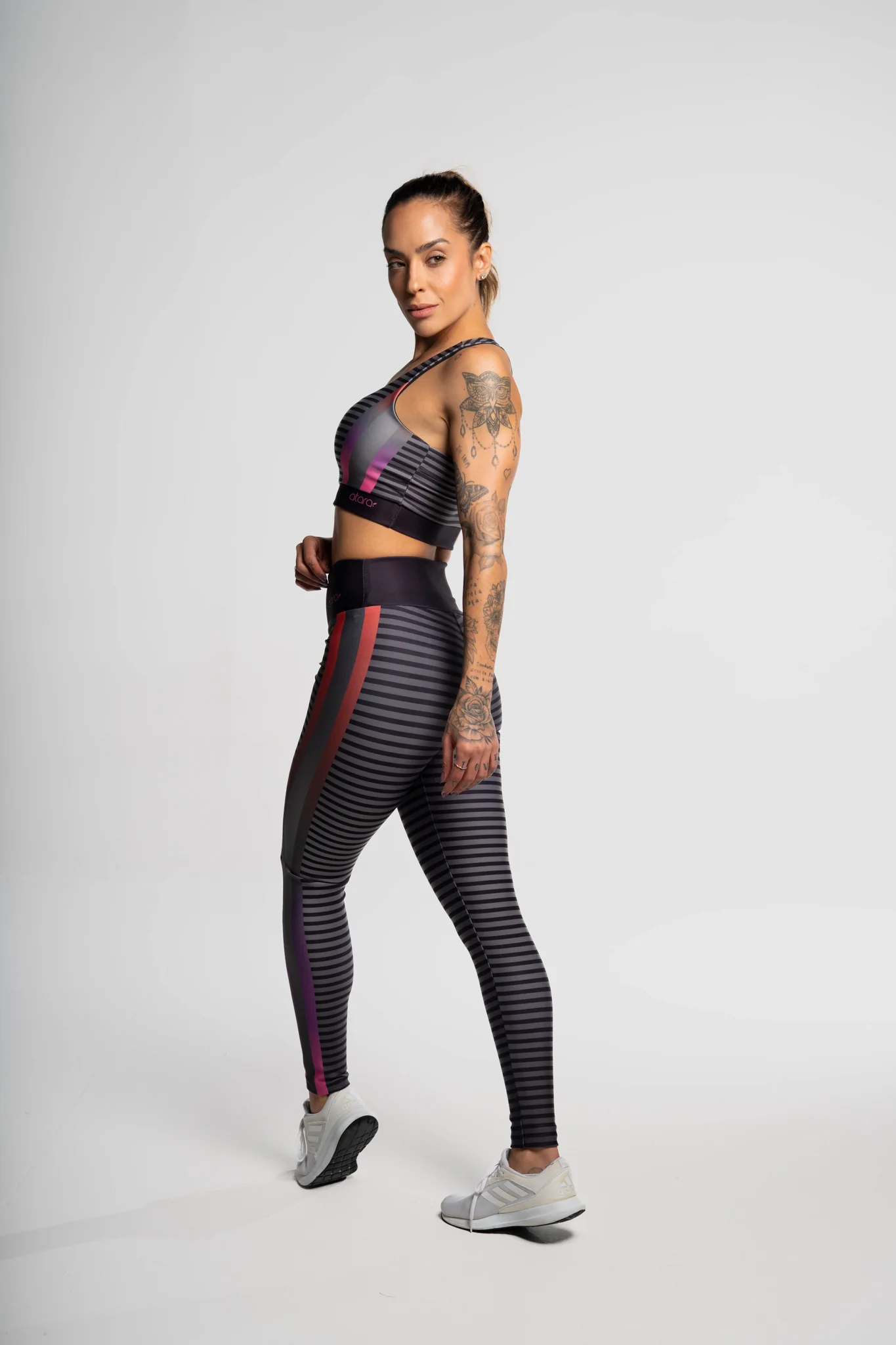 Legging Estampa Localizada Listra Degradê - Image 5