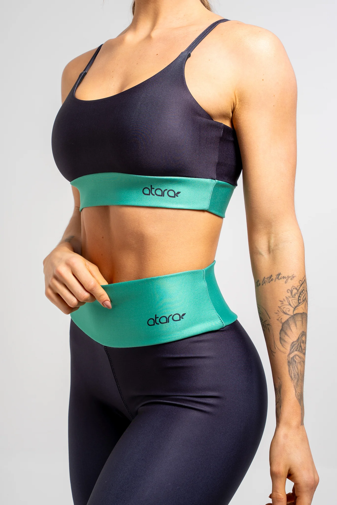 Legging Color Block Green - Image 4