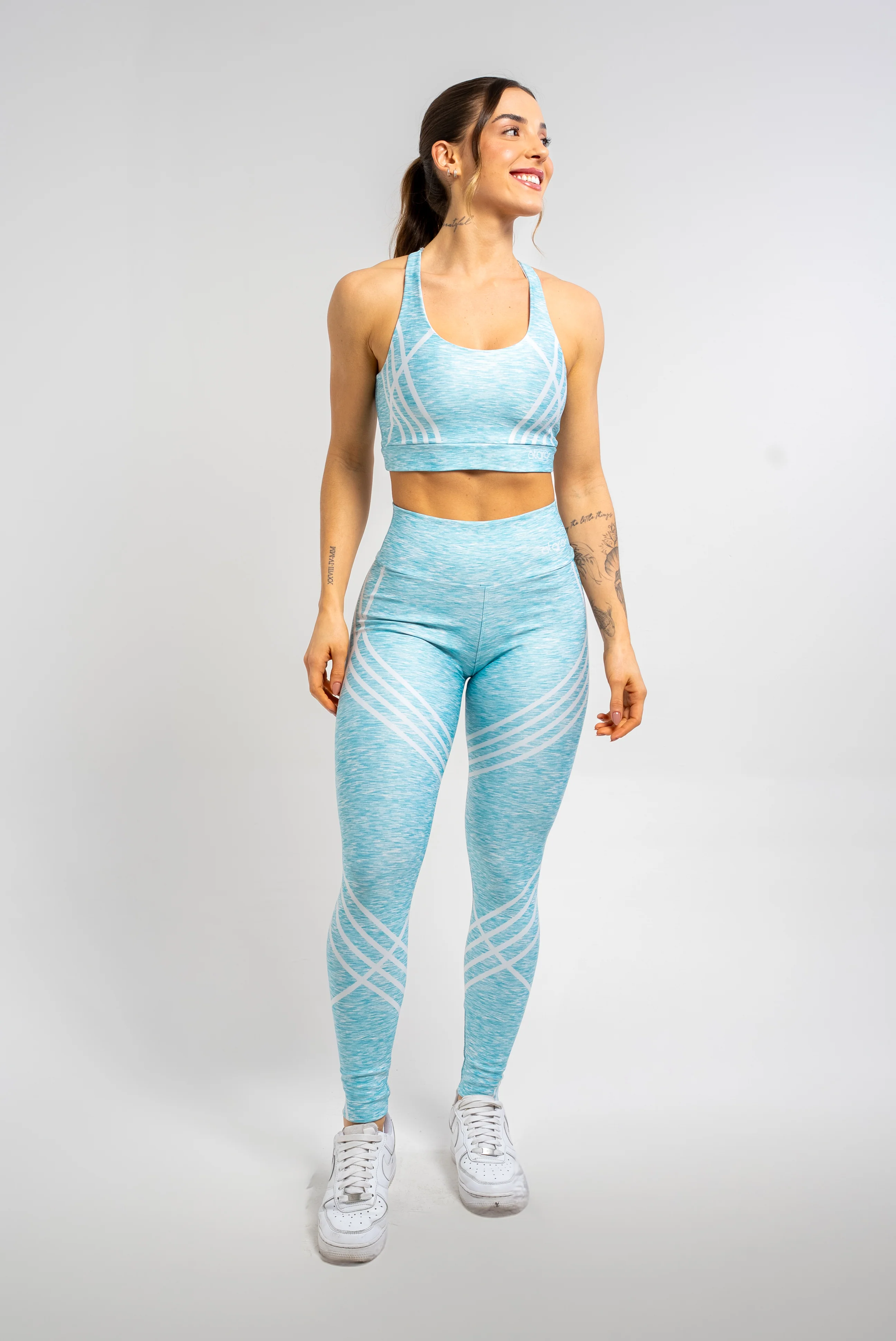 Legging Estampa Localizada Flamê Azul - Image 3