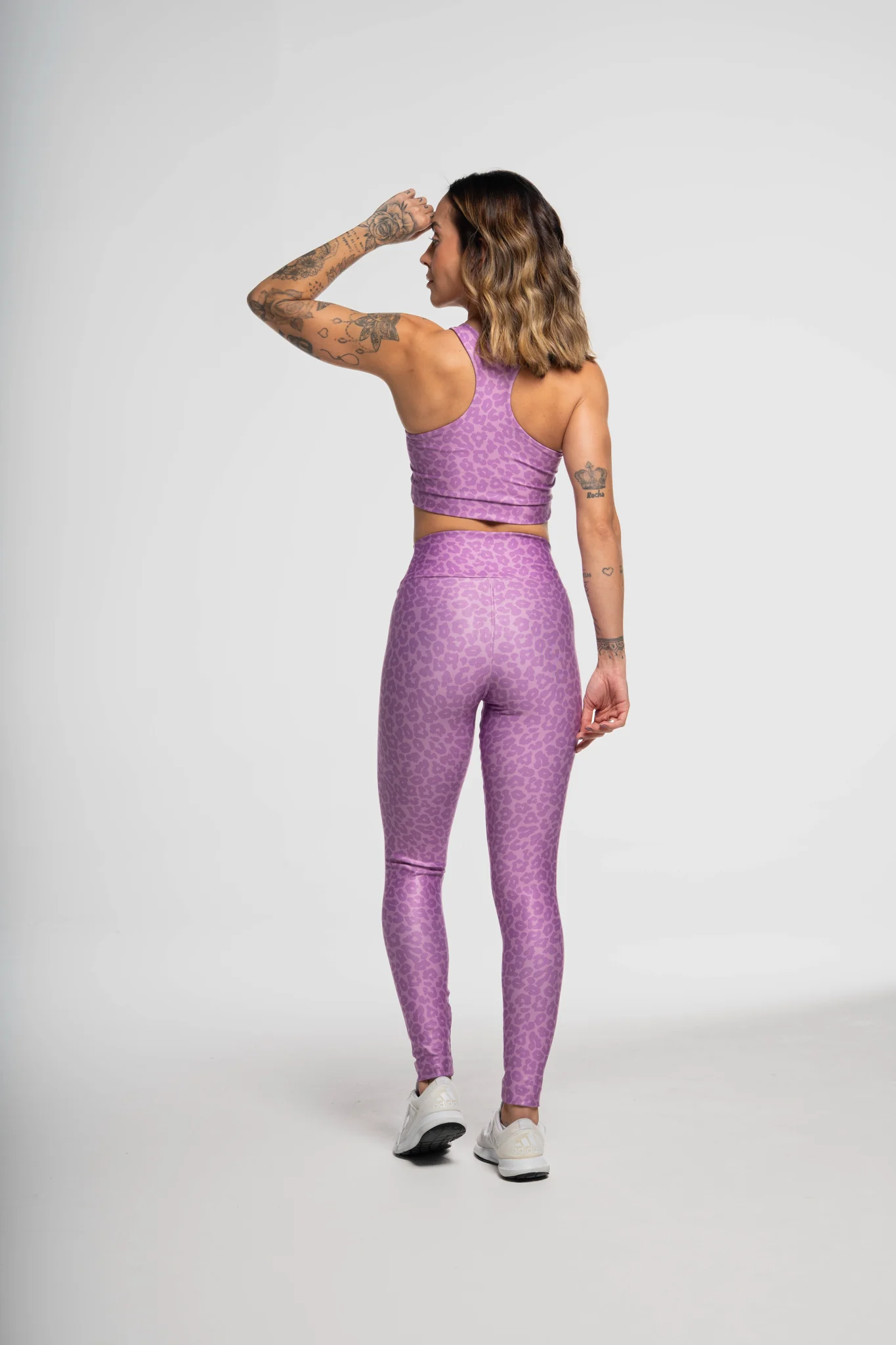 Legging Estampa Localizada Onça Roxa - Image 3