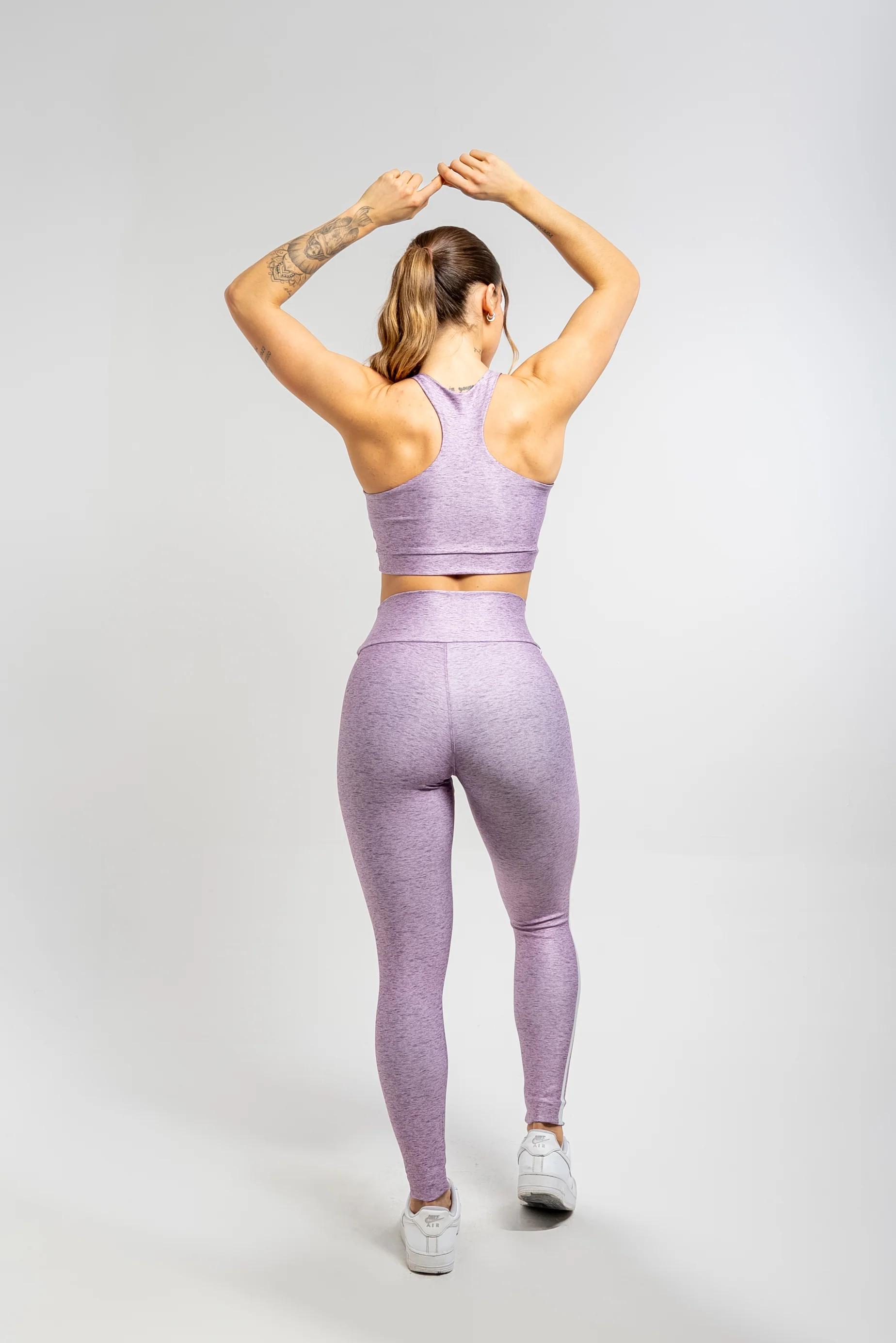 Legging Estampa Localizada Texture Violet - Image 2