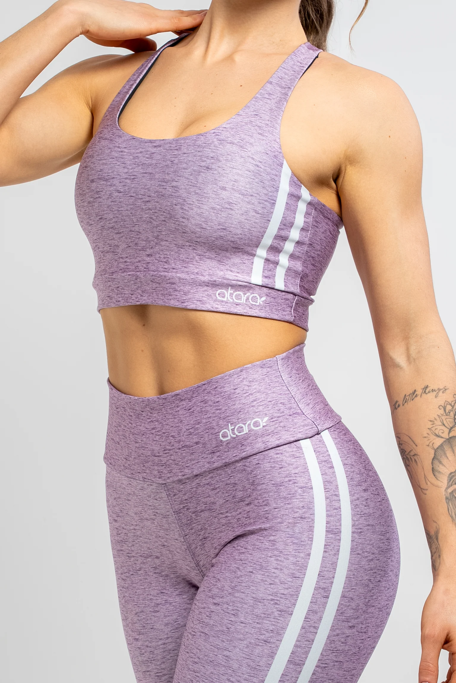Legging Estampa Localizada Texture Violet - Image 3
