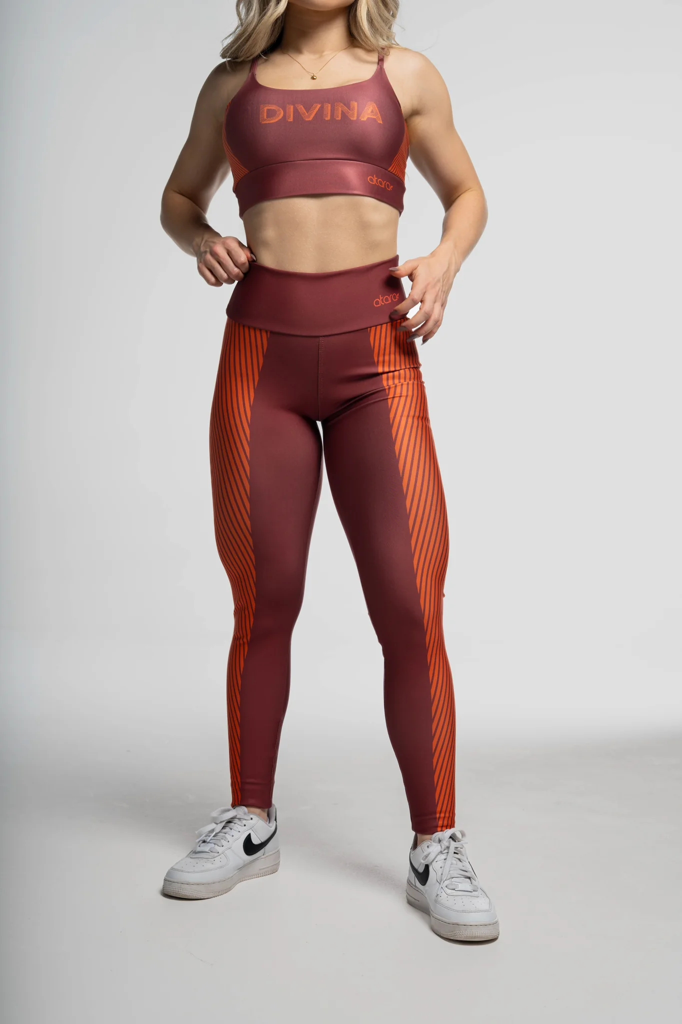 Legging Listra Laranja - Image 3