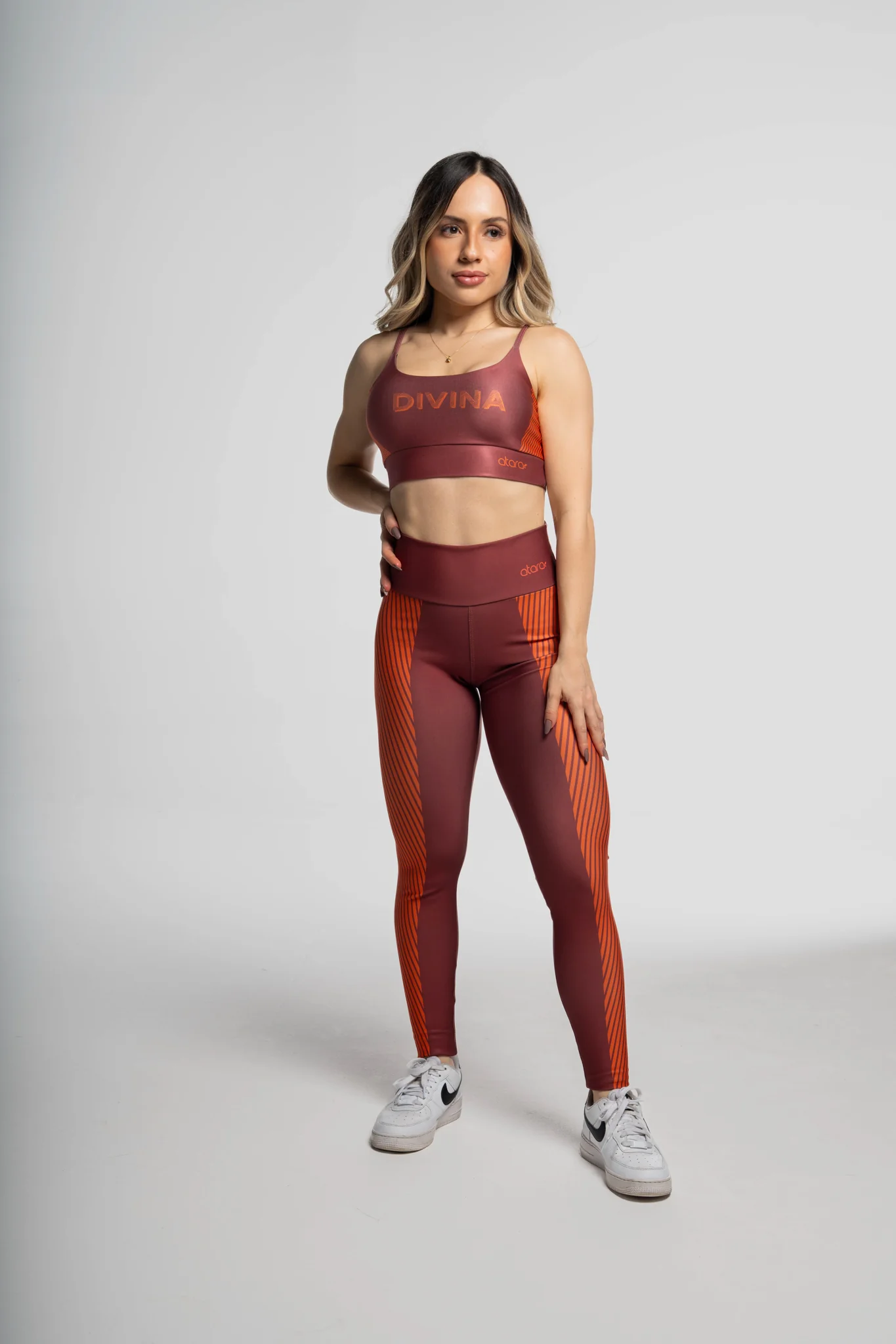 Legging Listra Laranja - Image 5