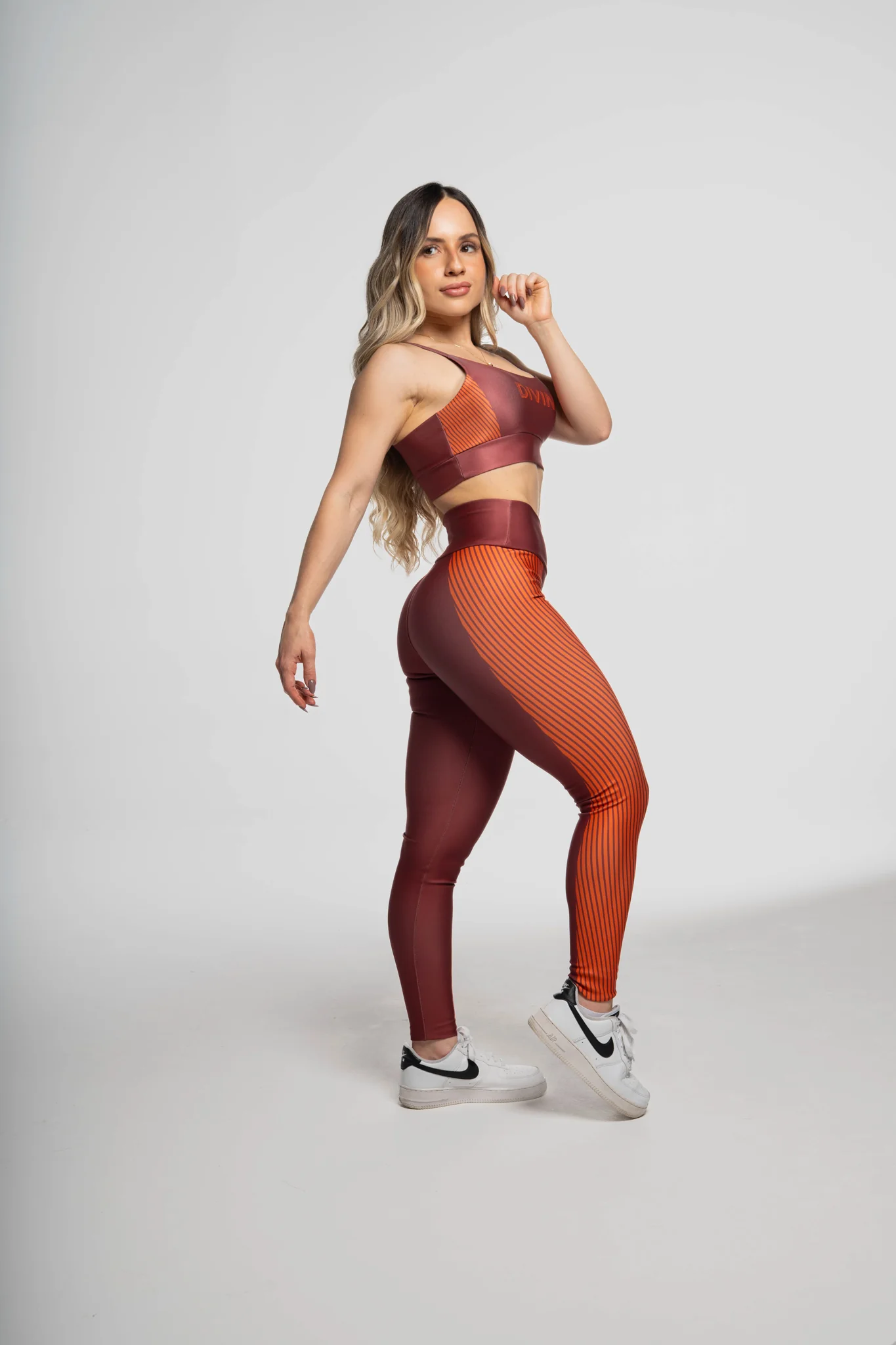 Legging Listra Laranja - Image 6
