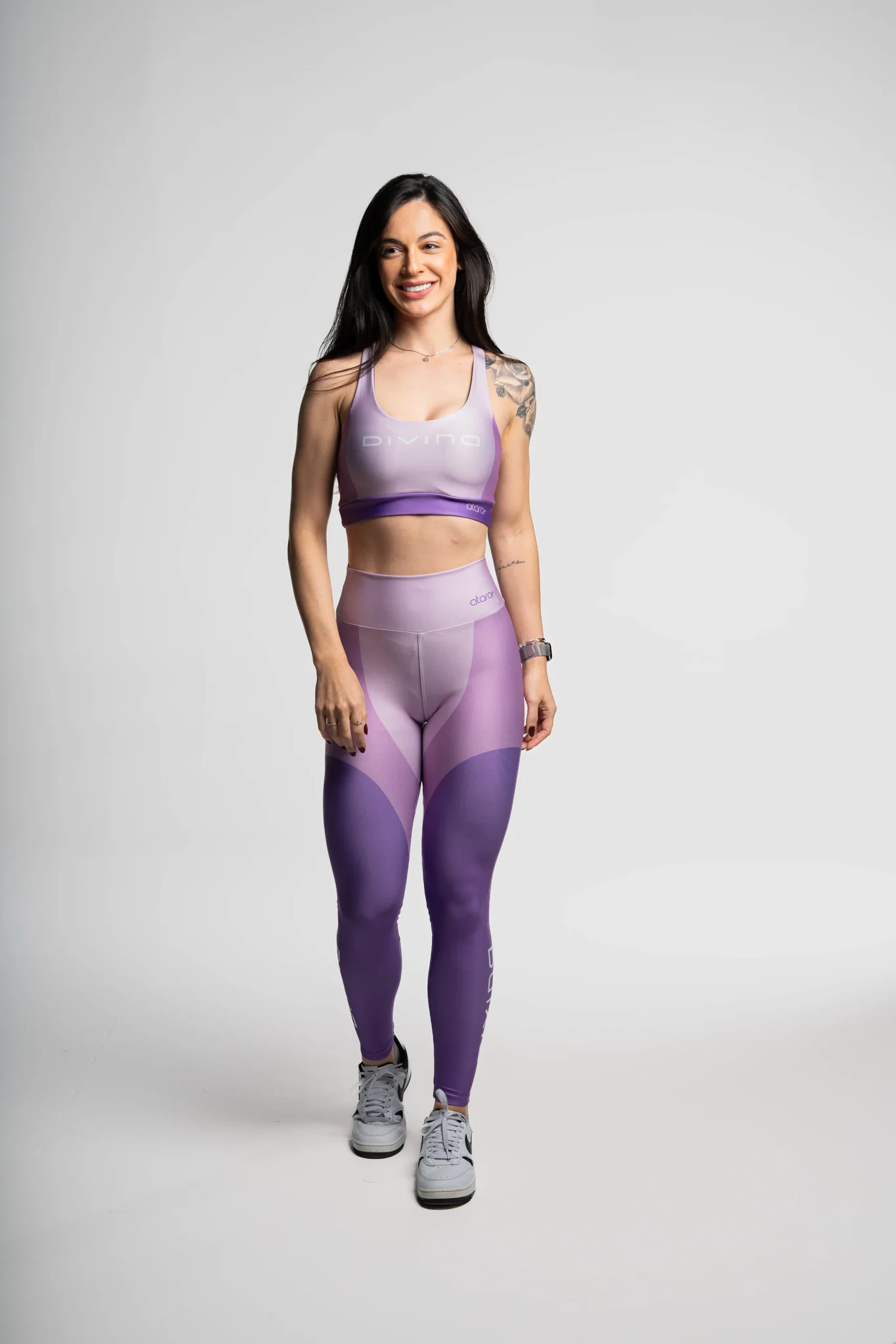 Legging Três Cores Roxa - Image 4