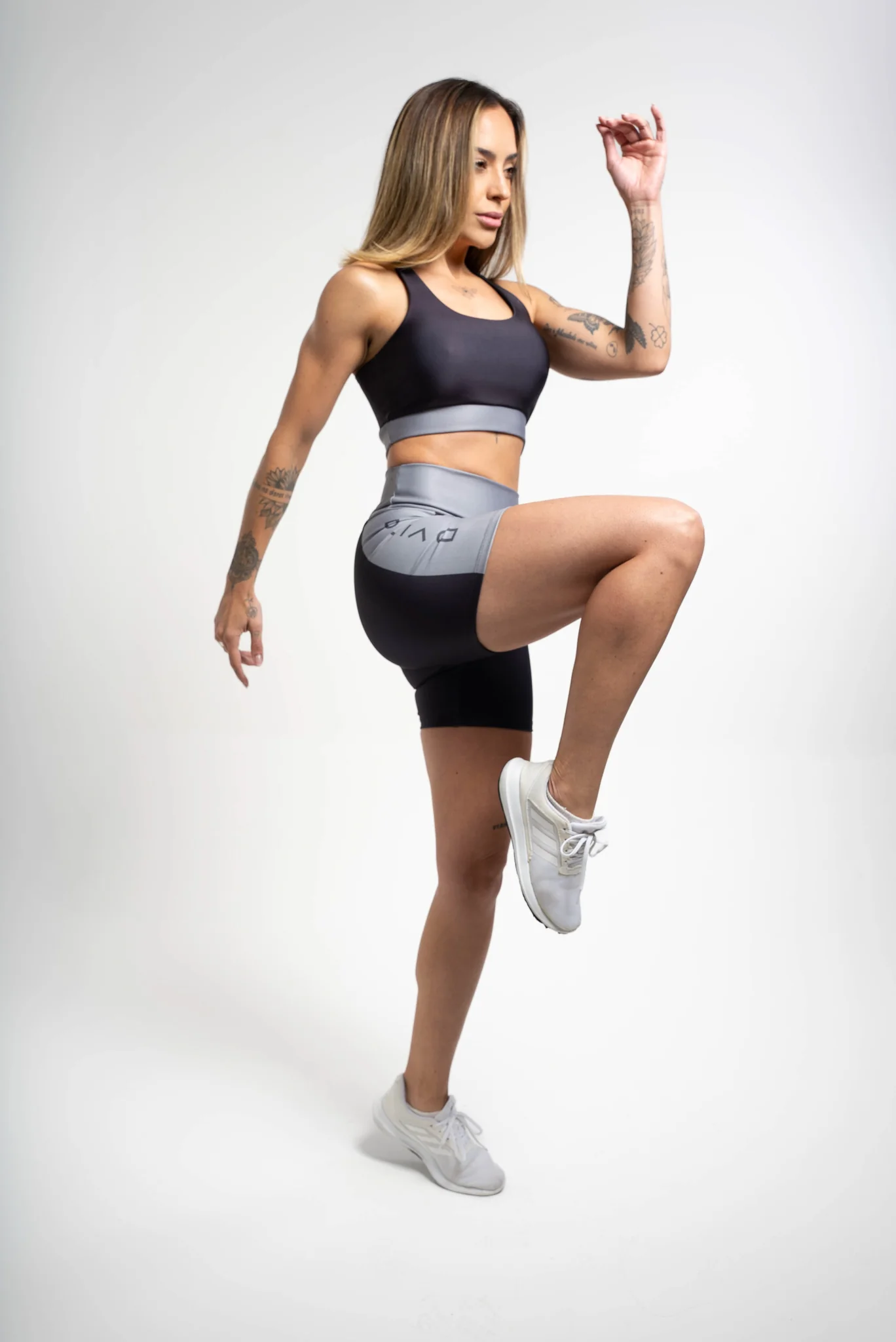 Shorts Color Block Gray - Image 5