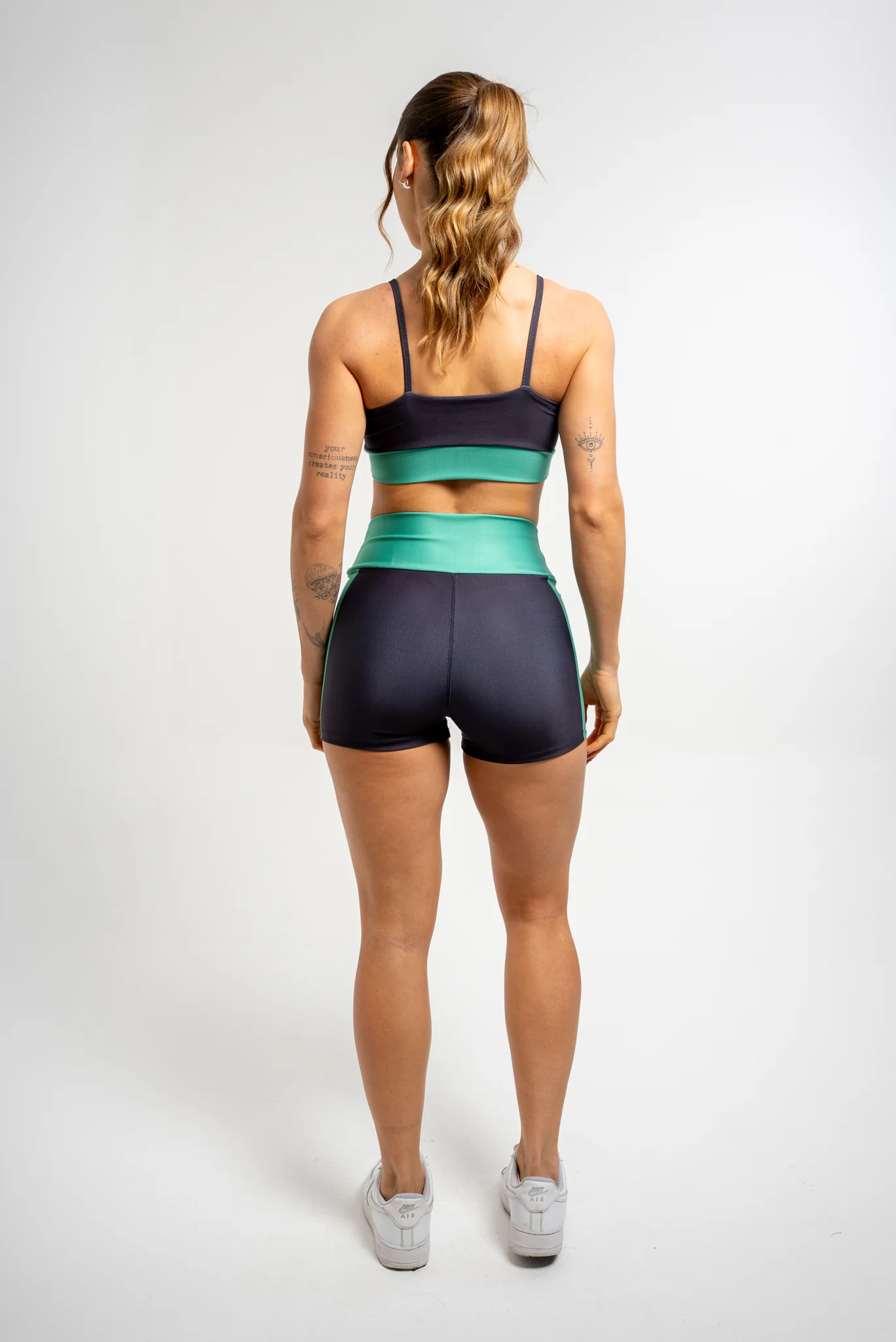 Shorts Color Block Green - Image 6