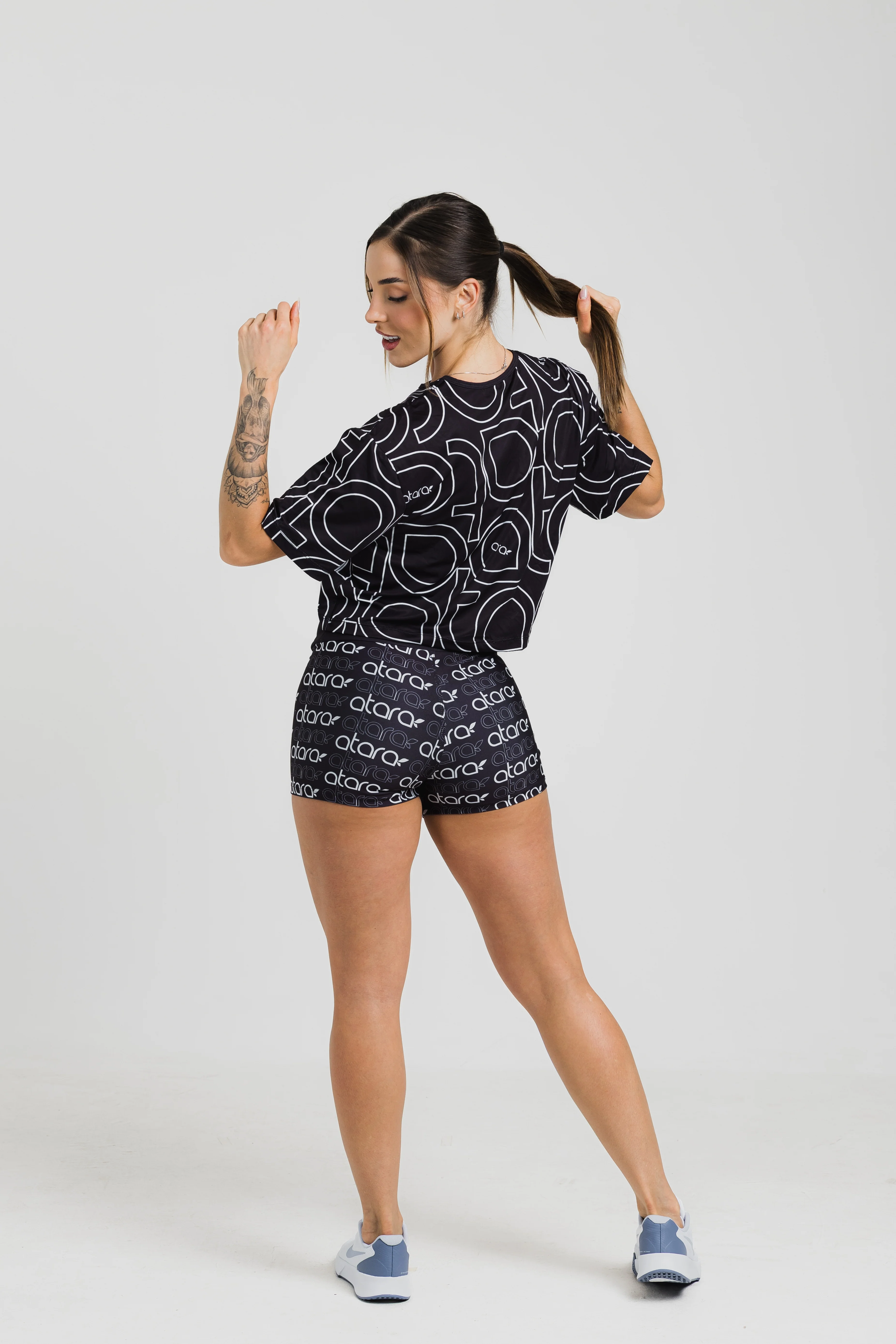 Shorts Curto Army Black - Image 3