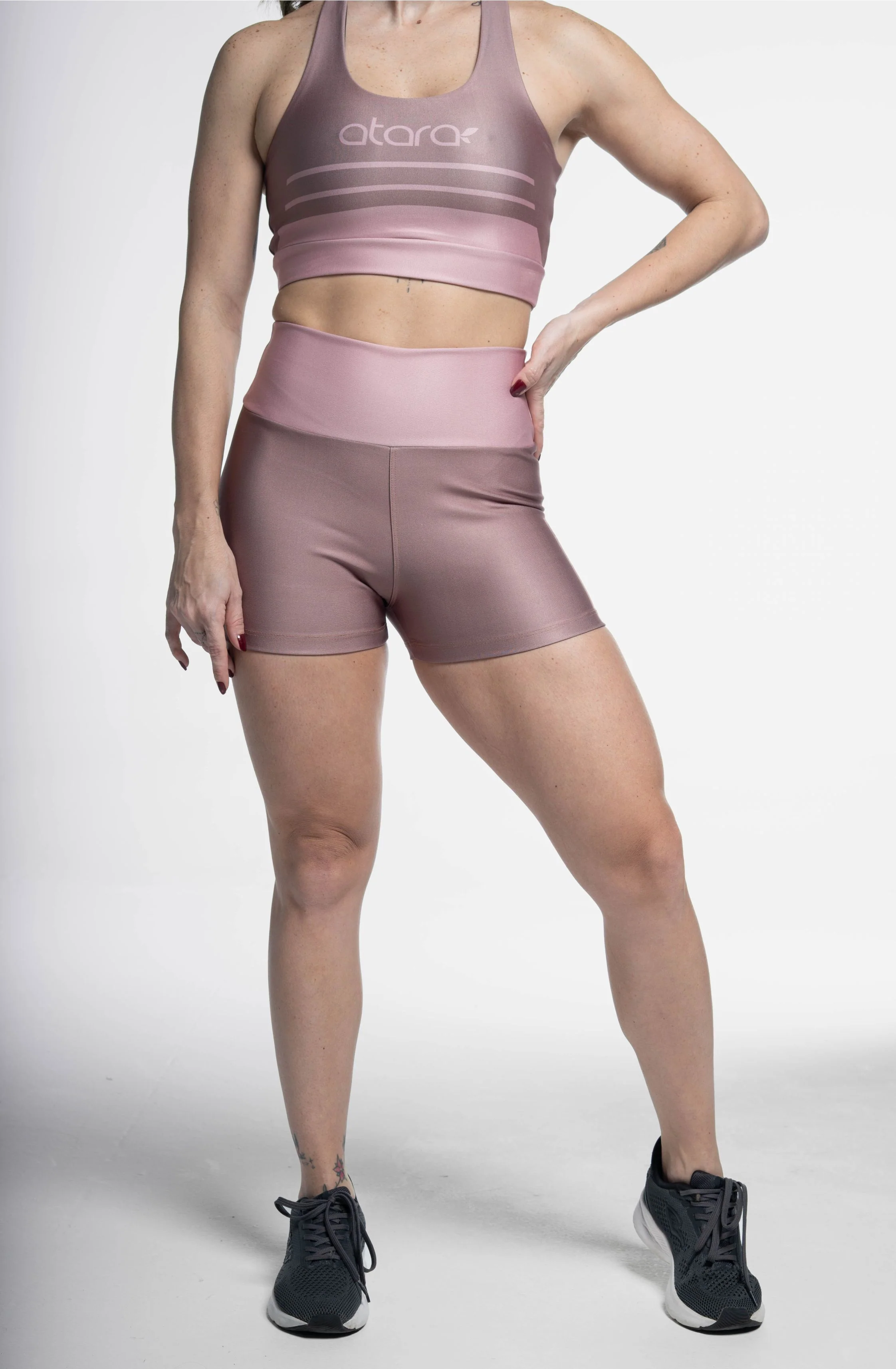 Shorts Curto Pink Coffee - Image 2