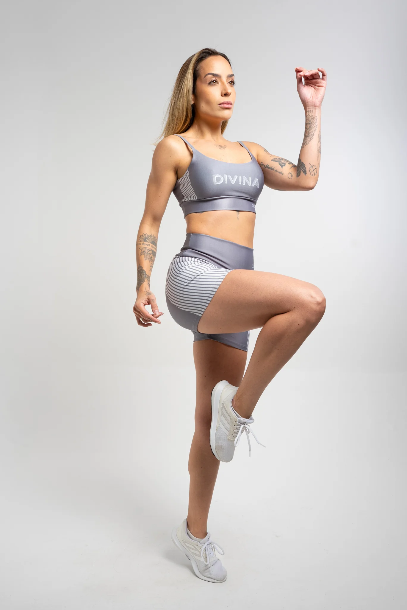 Shorts Listra Cinza - Image 7