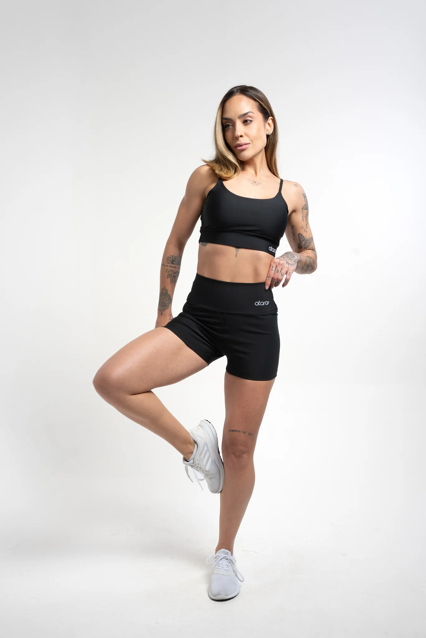 Shorts Preto Liso Básico - Image 6