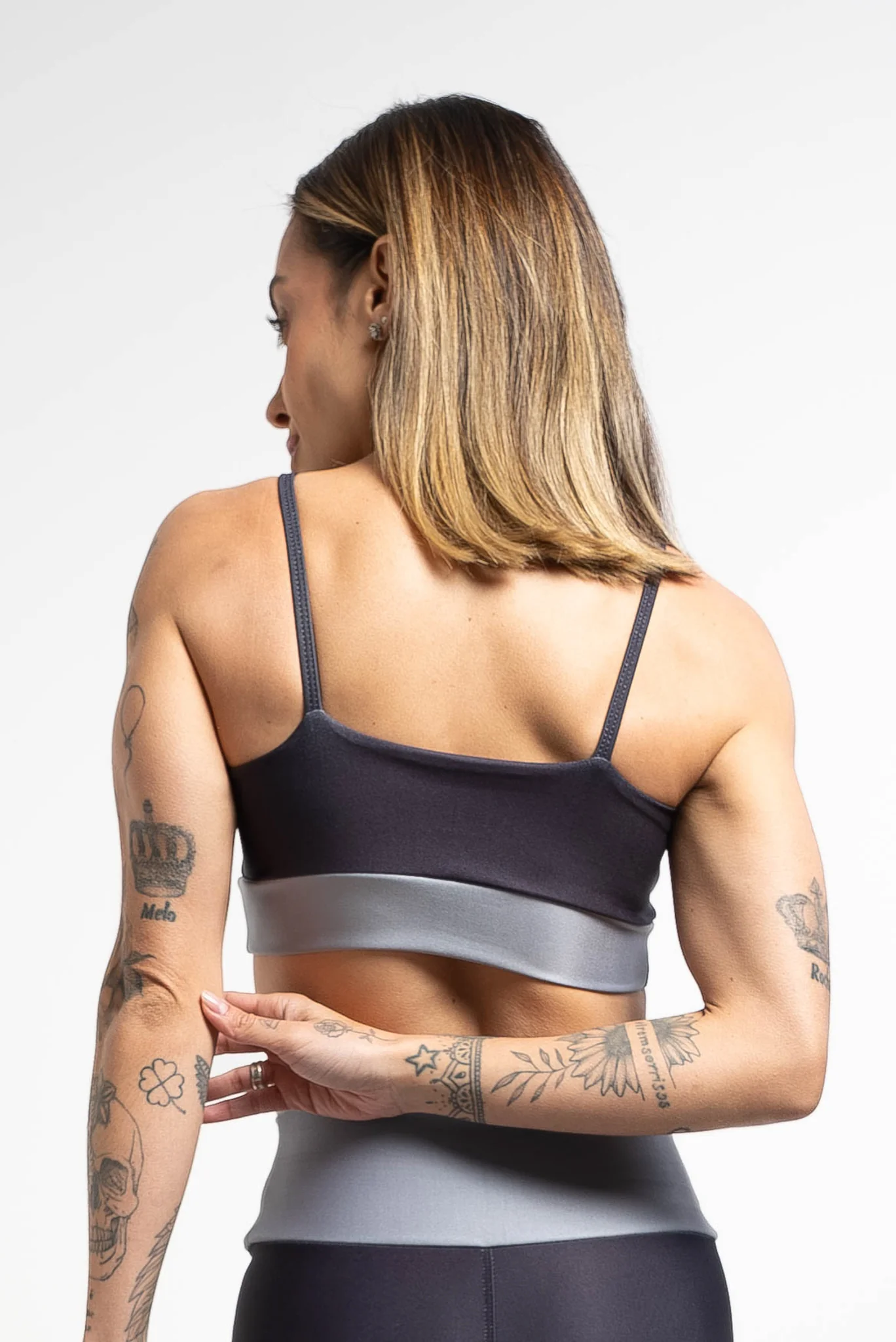 Top Alcinha Color Block Gray - Image 3