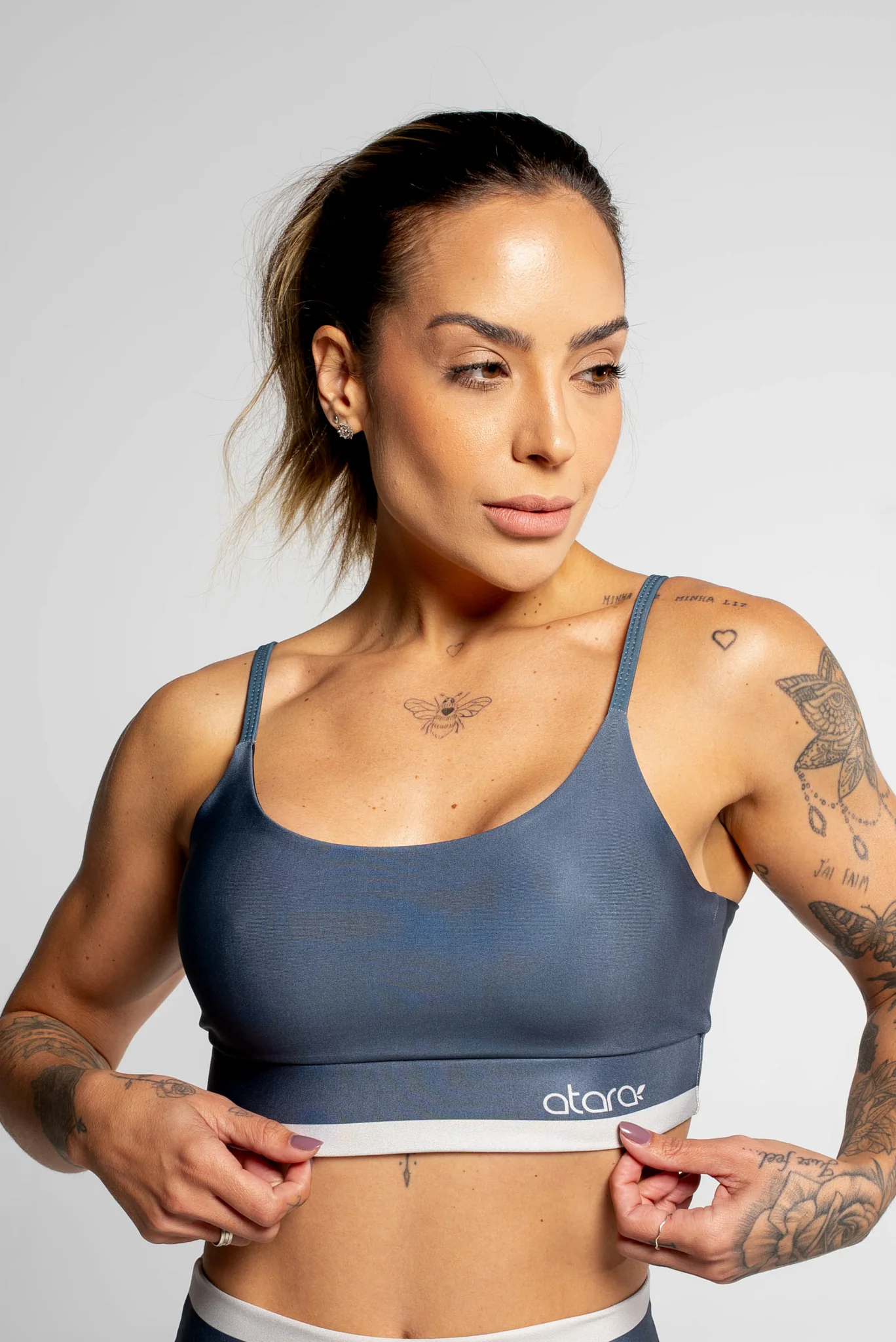 Top Alcinha Gray Light