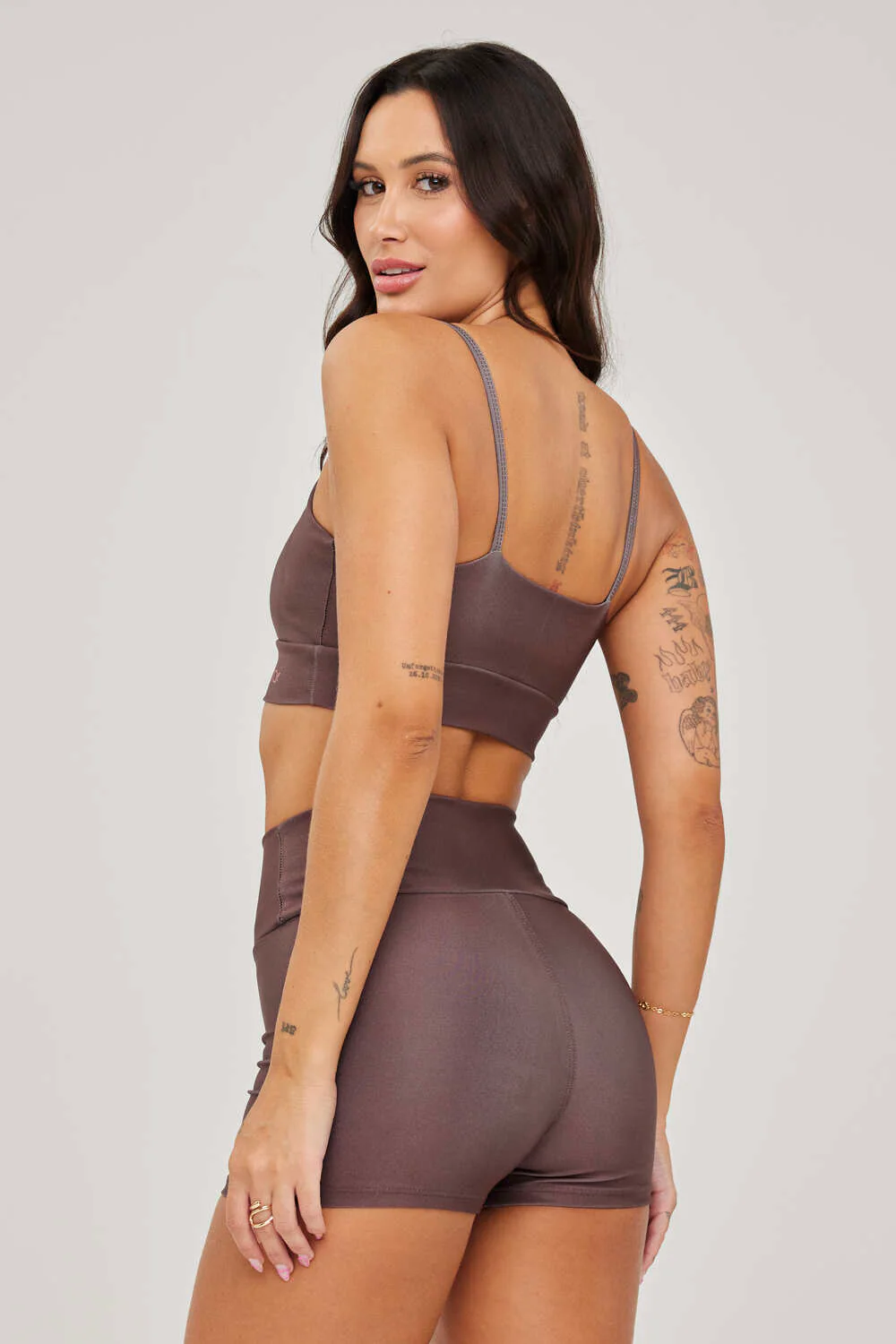 Top Alcinha Lisa Marrom - Image 3