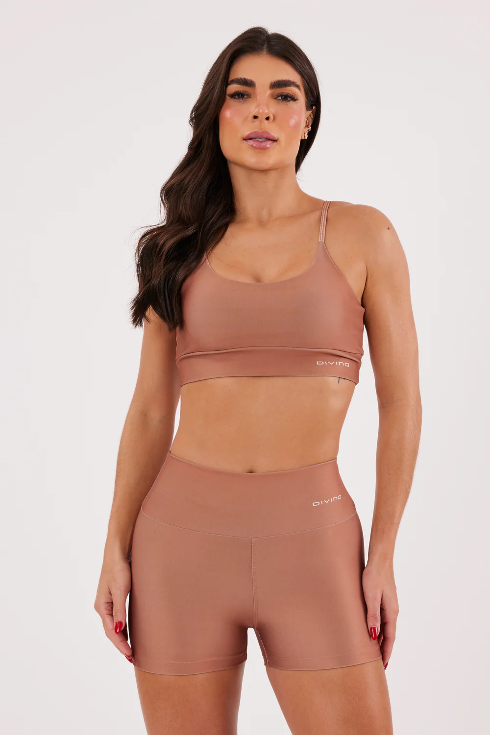 Top Alcinha Liso Caramelo
