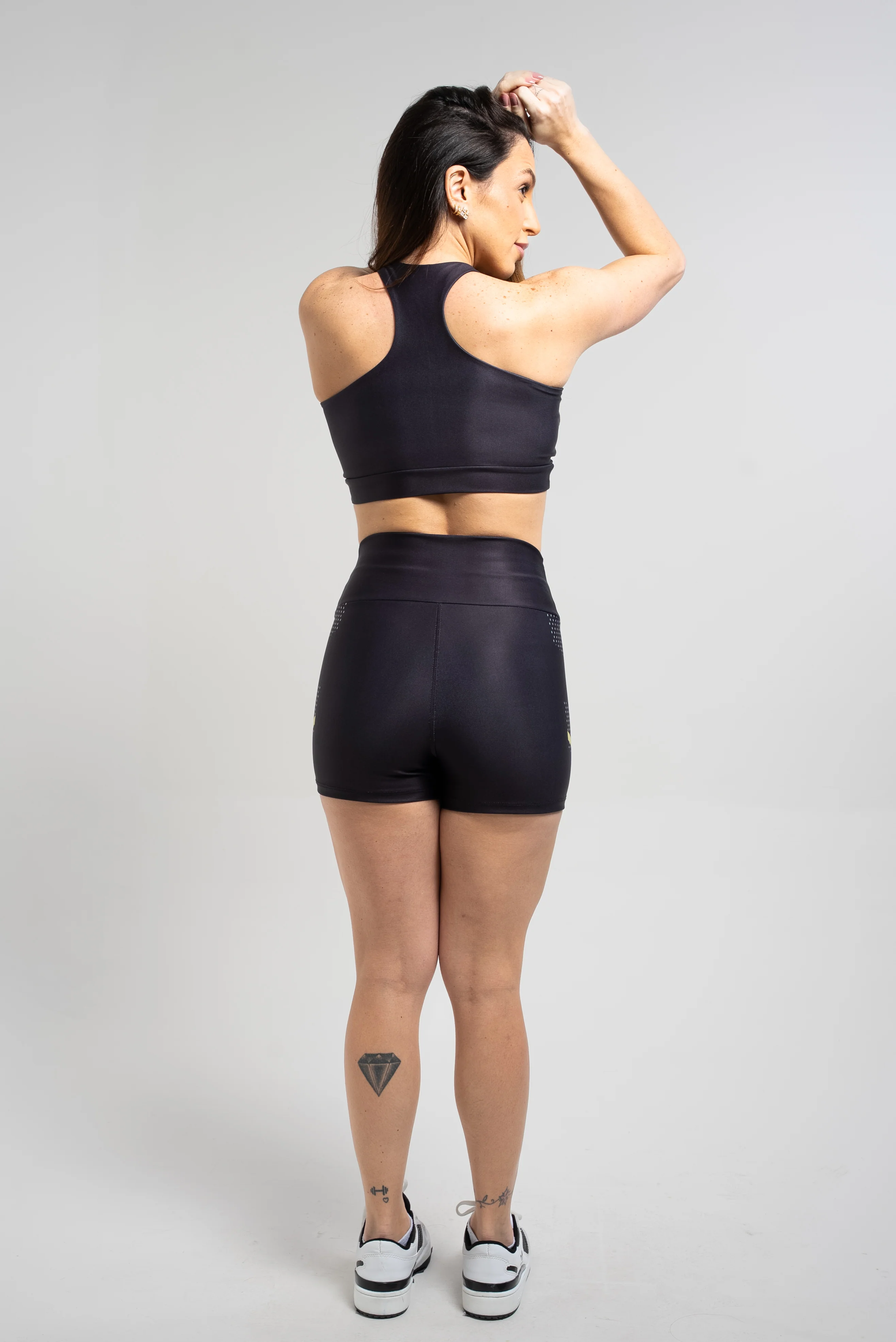 Top Nadador Faixa Mesh Amarela - Image 3