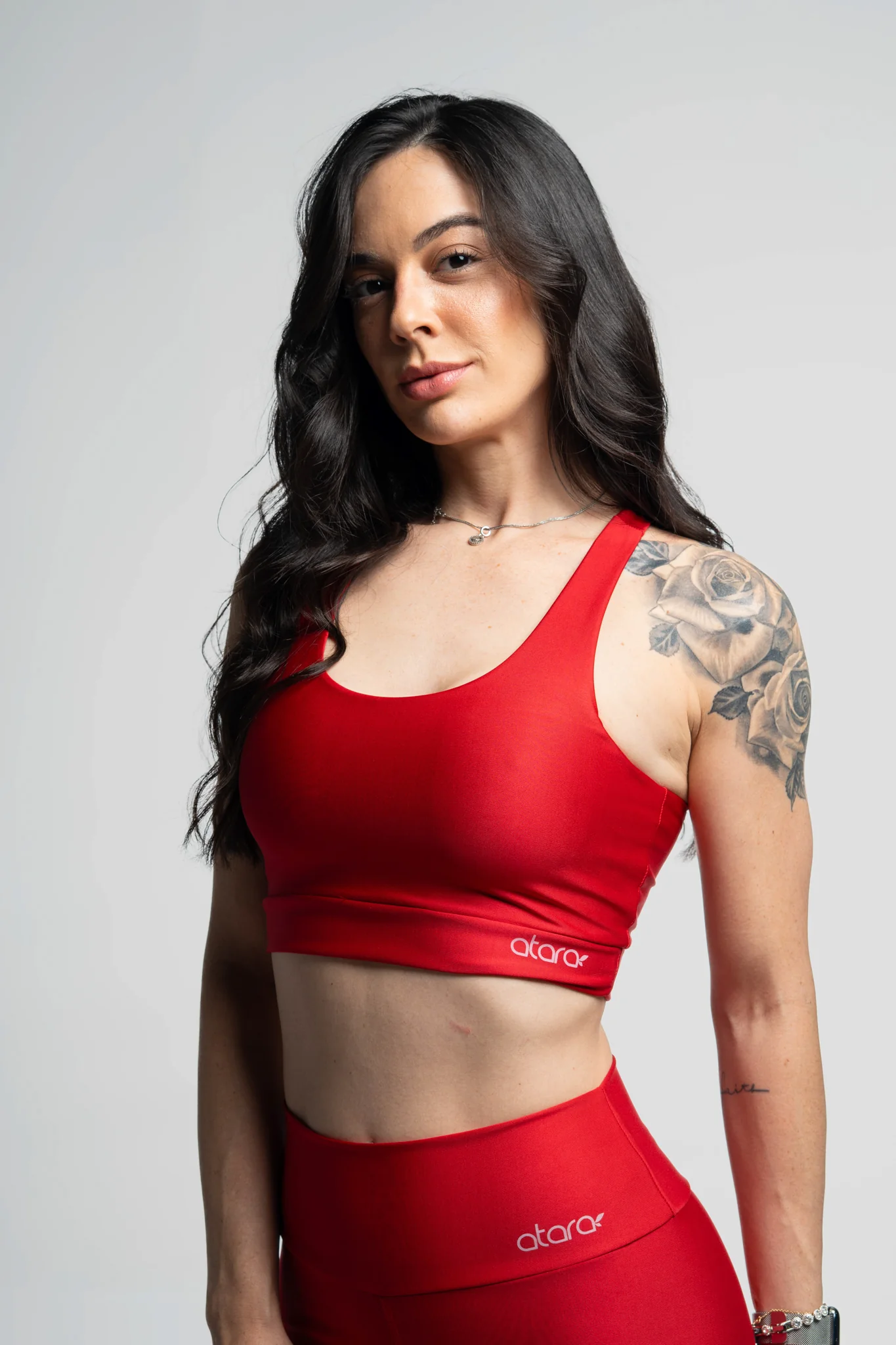 Top Nadador Liso Vermelho