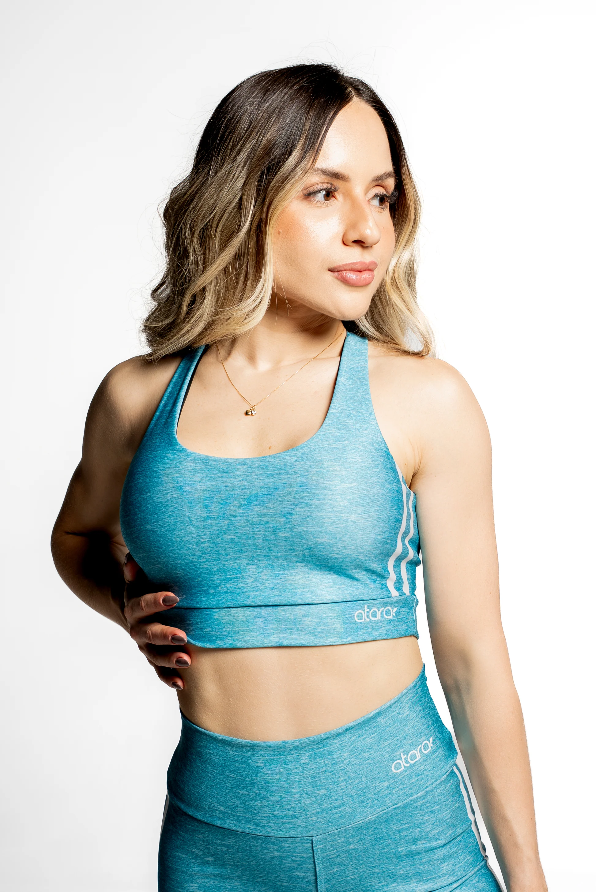 Top Nadador Texture Blue
