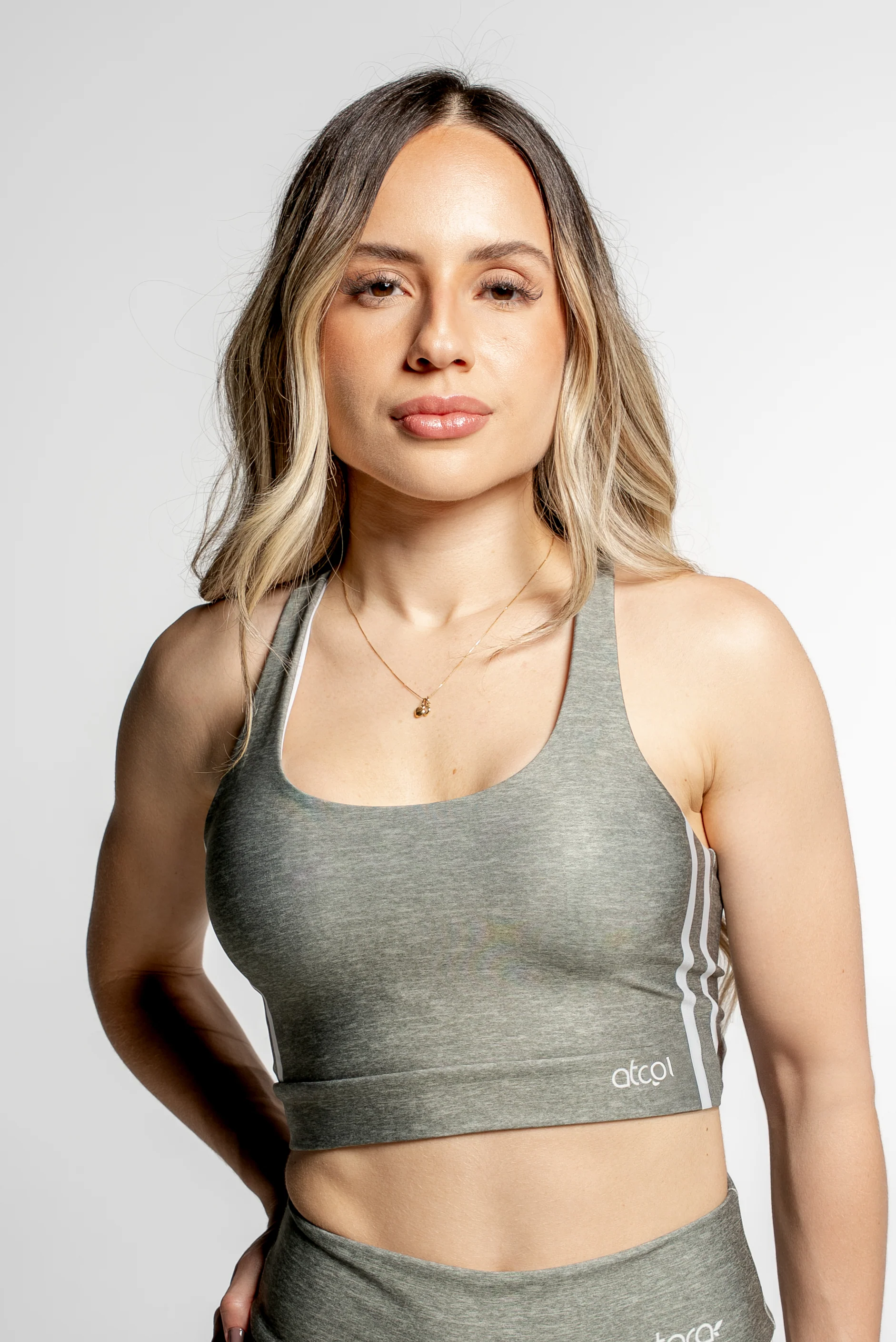 Top Nadador Texture Military